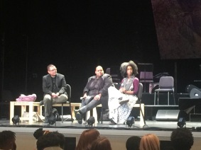 After performance talk back with Toshi Reagon, Alexis Pauline Gumbs as moderator, and Director Eric Ting